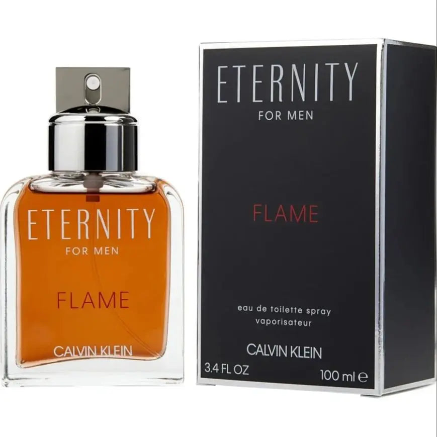 Calvin Klein CK Eternity Flame for Men – 100ml Eau de Toilette Fragrance