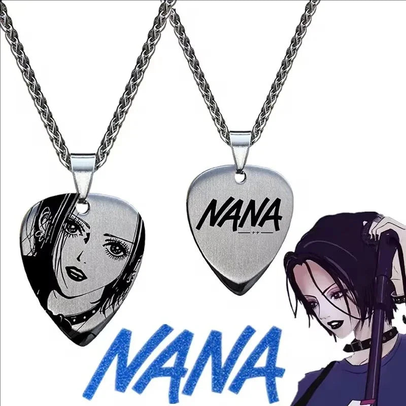 Ai Yazawa Nana Anime Heart & Strawberry Phone Charm Keychain – Y2K Handmade Jewelry