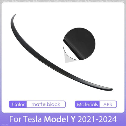 Tesla Spoiler Wing for Model Y & Model 3 Highland 2024 – ABS Rear Spoiler Accessory for Tesla 3/Y 2017–2024