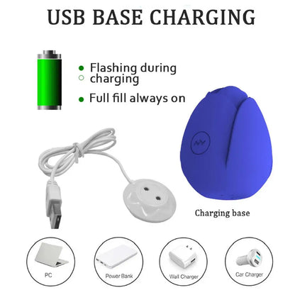 Rose Massage Toy USB Charging Cable - Fast Charging Magnetic Adapter & Replacement Dock Station