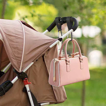 Stroller Hooks Buckles Clip - Aluminum Alloy Carabiner Cart Organizer Diaper Bag Shopping Pram Hook Buckle Stroller Hanger