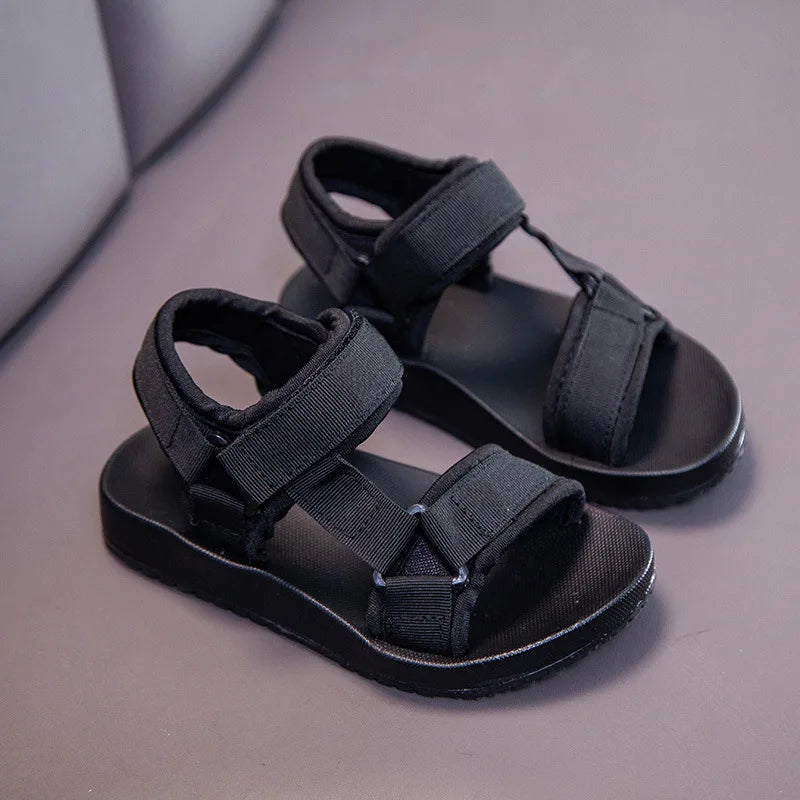 Kids Summer Sandals – Boys Casual Breathable Open-Toe Rubber Beach Shoes | Comfortable School Outdoor Sandals for Children
