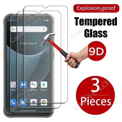 3PCS Blackview Tempered Glass Screen Protector - Compatible with BV6300, BV6200 Plus, BV5500, BV5300 Pro, BV5200, BV5100, BV4800, N6000SE & N6000