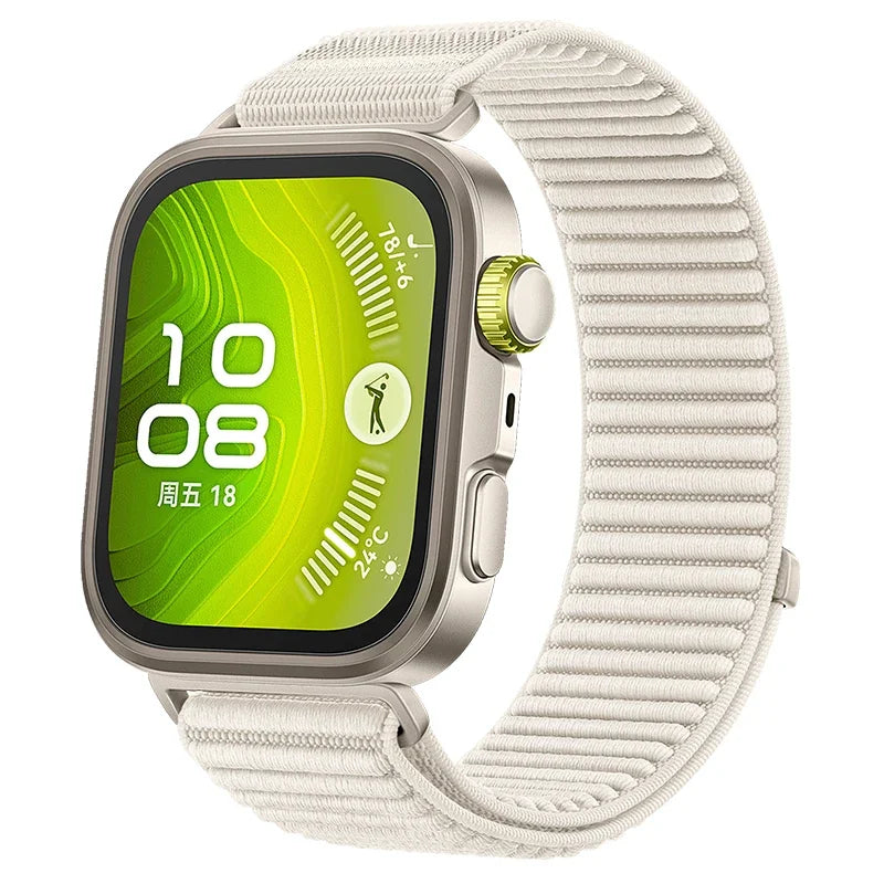 Official Nylon Loop Strap for Huawei Watch Fit 4/4 Pro – Braided, Comfortable, and Breathable Band Accessory