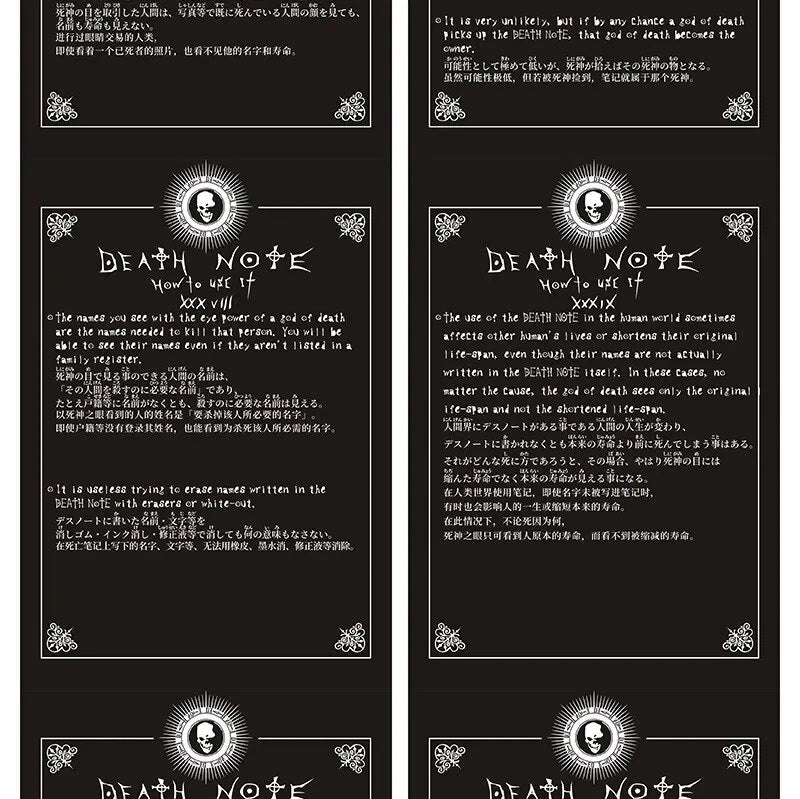 A5 Anime Notebook Set – Leather Journal, Feather Pen, Animation Art Writing Notepad, Christmas Gift