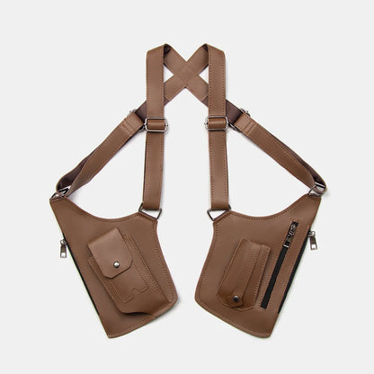Men's Retro Underarm Bag - Multifunctional Outdoor Cycling & Hiking Shoulder Phone Bag