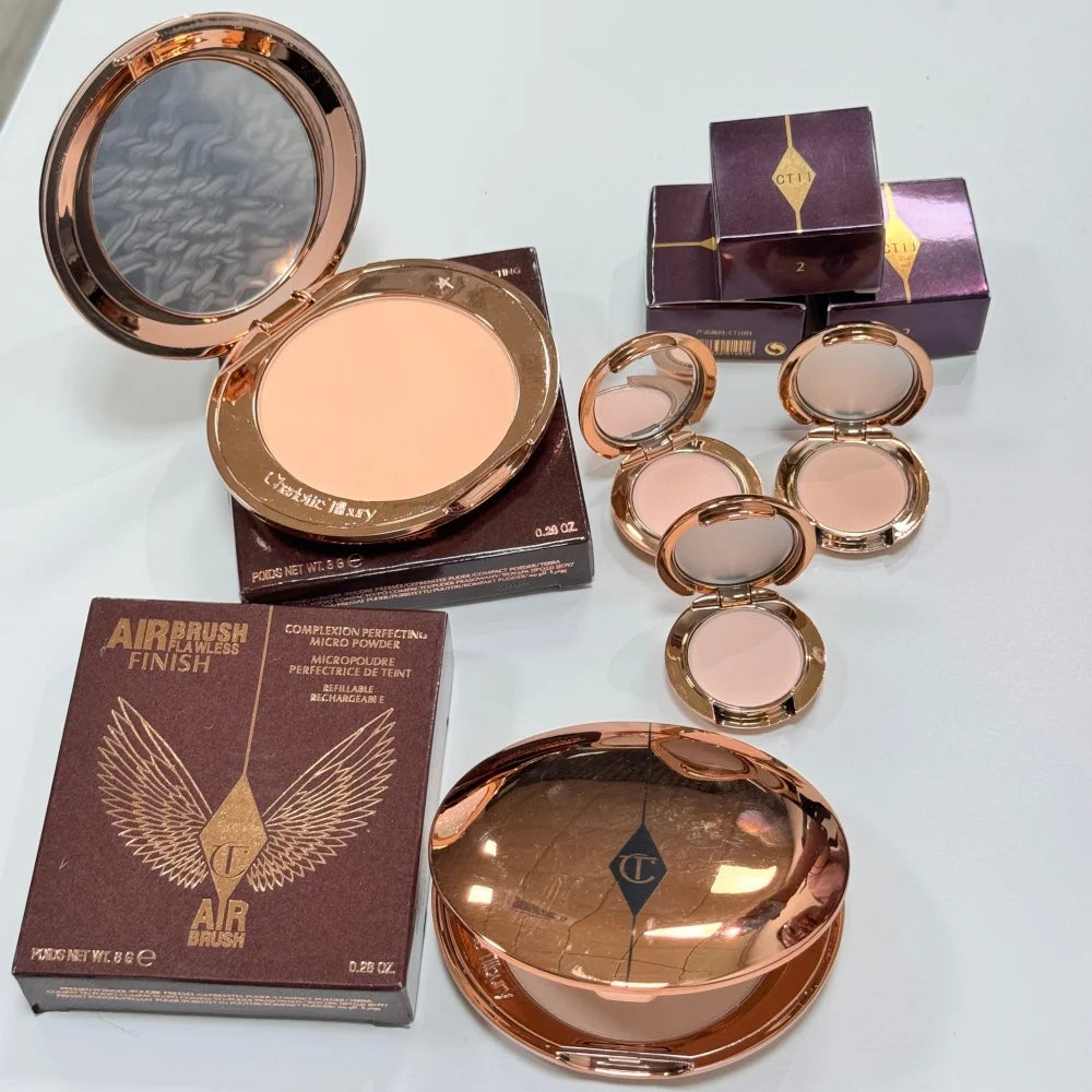 Charlotte Tilbury Airbrush Finishing Powder - Flawless Smoothing Pore-Blurring Makeup Setting Powder CT Cosmetics