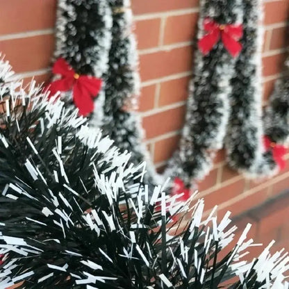 2M Christmas Ribbon Garland – Festive Tree, Party & Wedding Decoration