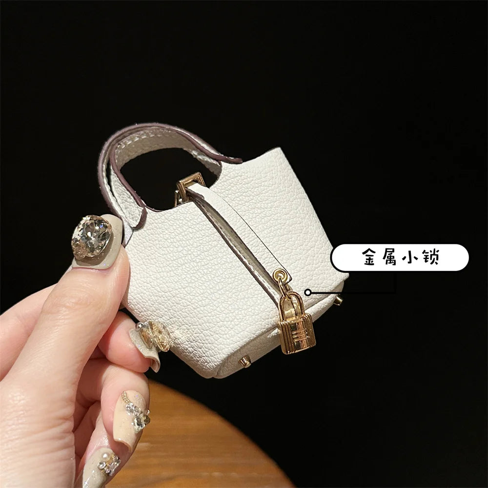 Mini House Handheld Bag – Portable Bluetooth Earphone & Zero Wallet Small Multifunctional Purse