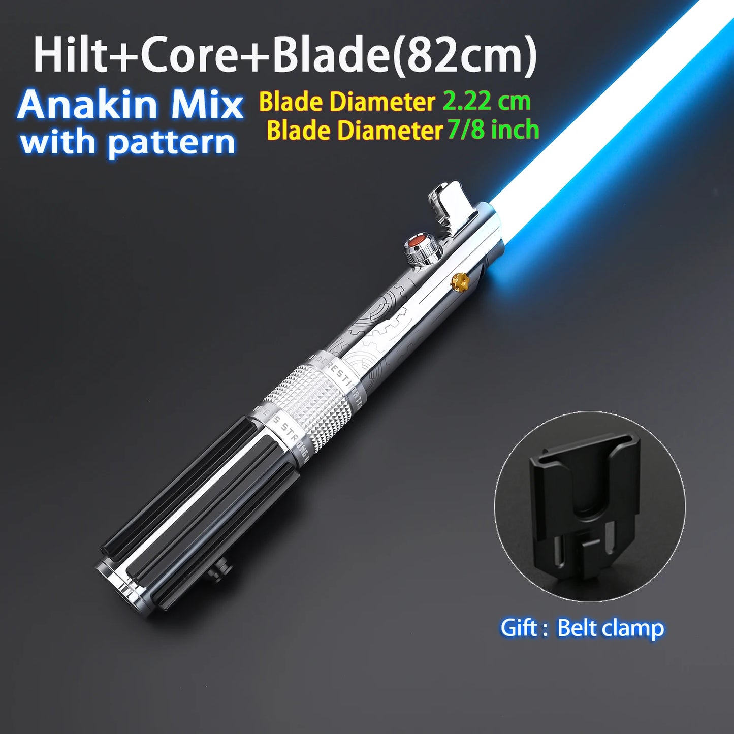 Anakin EP2 EP3 Lightsaber - SNV4 Proffie 2.2 Metal Hilt Heavy Dueling Cosplay Toy