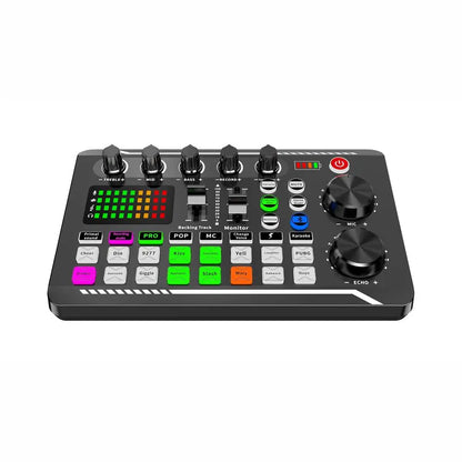 Live Sound Card Audio Interface with DJ Mixer Effects & Voice Changer – Bluetooth Mixer for Live Streaming & Singing