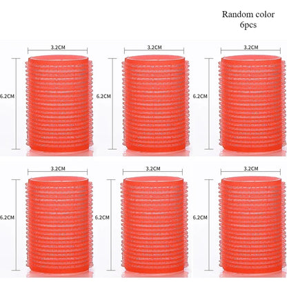 Jumbo Self-Grip Hair Rollers – Heatless Curlers for Salon & Home, Sticky Hair Styling Tools