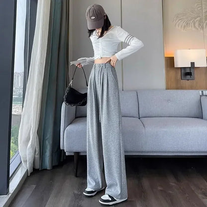 Women’s High Waist Straight Leg Pants – Chic Elegant Casual Trousers for Stylish Outfits