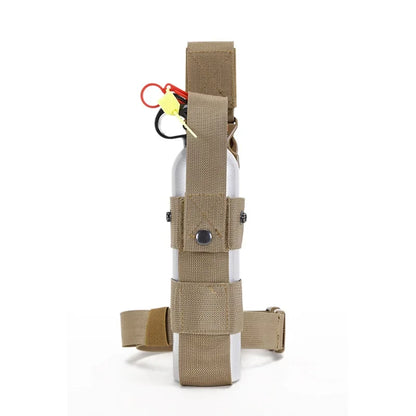 Tactical Drop Leg Water Bottle Holster - Thigh Pouch Belt Carrier Utility Bag