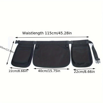 Sports Fashion Multi-Pocket Waist Bag – Zipper Closure Outdoor Travel Fanny Pack for Running, Hiking & Daily Use