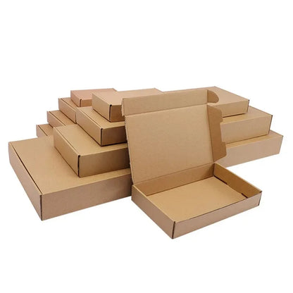 10/30PCS Extra Hard White/Brown Carton Gift Boxes – Multi-Size Wedding, Party, Chocolate & Candy Packaging Boxes
