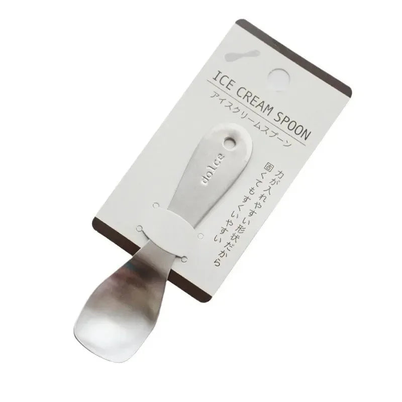 Self-Melting Ice Cream Spoon - Aluminum Dessert Scoop for Pudding, Cake & Small Treats