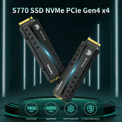 Fanxiang S660/S770/S880 NVMe M.2 PCIe 4.0x4 SSD – 1TB, 2TB, 4TB Internal Solid State Drive for PS5 & Desktop