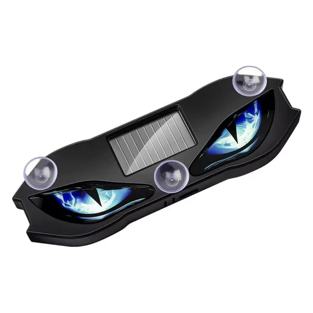 KEVANLY Solar Demon Eye Car Light - Dynamic Flashing Safety Warning & Vehicle Signal Light