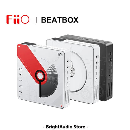 FIIO Snowsky BEATBOX Portable CD Player - FM Radio Bluetooth Speaker USB CD Ripper Rechargeable Audio Device