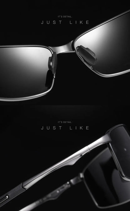 Polarized Driving Sunglasses – Night Vision Cycling Glasses for Men, UV Protection Road & Fishing Shades