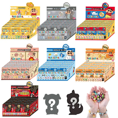 Crayon Shin-Chan Anime Blind Box Figures — Dinosaur Diary Baby Rice Grains Doll, Creative Collectible Toy for Kids & Gifts