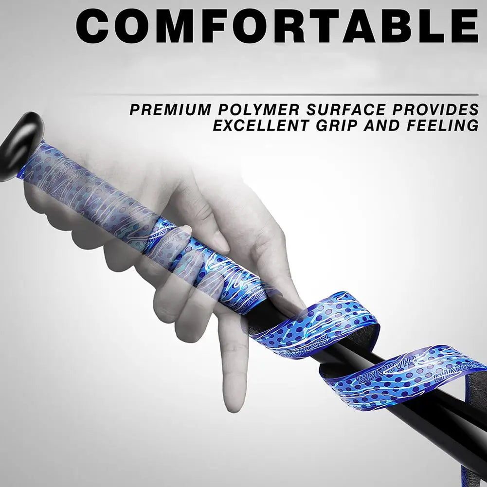 PU Baseball Bat Grip Tape – Multicolor Shock Absorption, Anti-Slip for Baseball, Softball, Cricket, and Hockey Bats