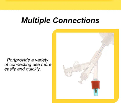 Califed Silicone Gastrostomy Tube Connector — Multi-Functional X-Ray Imaging Surgical Medical Instrument