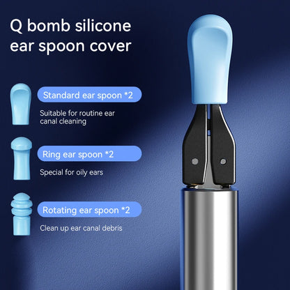Visual Ear Cleaner with Camera – 12MP Ear Wax Removal Tool with Ear Pick, Tweezers & 6 Ear Spoons for Ear Care