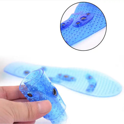 Magnetic Therapy Foot Massage Insoles – Acupressure Point Therapy for Men & Women