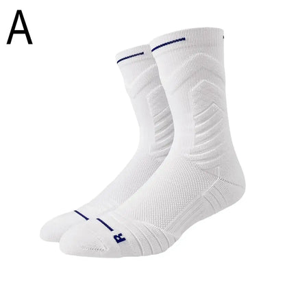 Bullfight 2.0 Men’s Basketball Socks - High-Top Thick Sports Socks for Running & Athletic Training