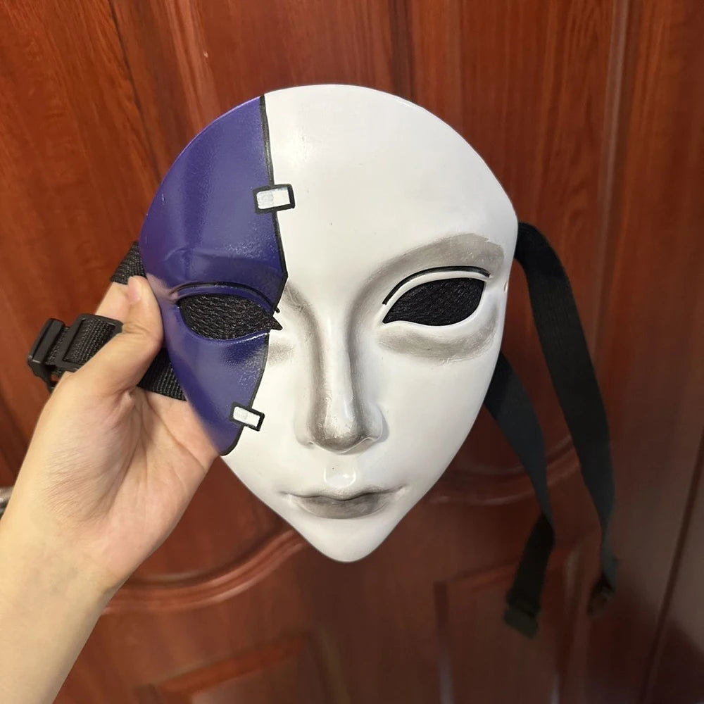 Sally Face Cosplay Mask — Adult Unisex Full-Face Terror Mask for Carnival, Party & Costume Props