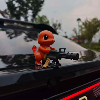 9cm Pokemon Charmander Car Figurine - Funny Dashboard Decoration Toy