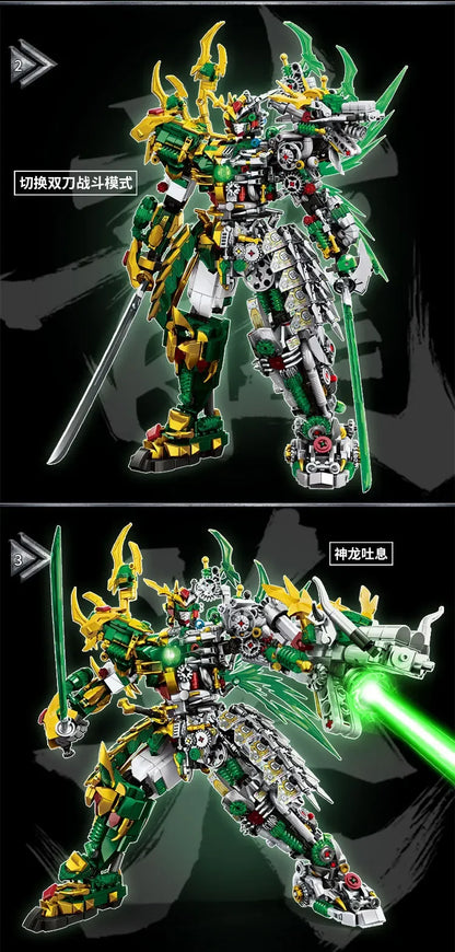Mech WUKONG Monkey King Building Block Toy Set – ZHAOYUN Robot Hero DIY Bricks for Kids & Boys Gifts