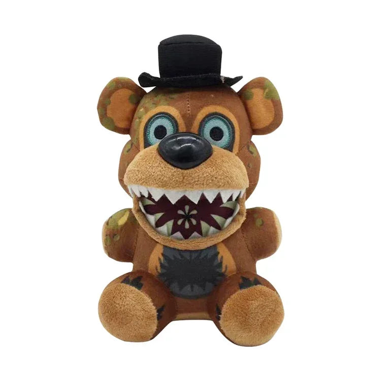 Five Nights at Freddy’s Plush Toy Set – Cute FNAF Stuffed Dolls Bonnie, Bear, Foxy & Freddy for Kids Gift
