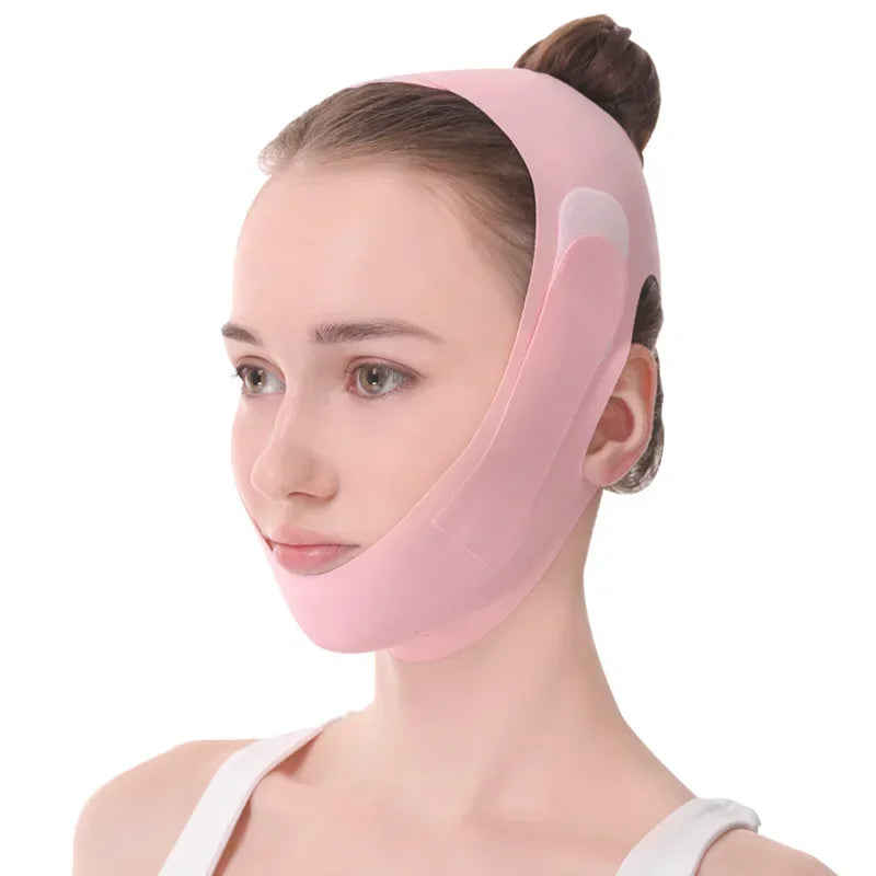 Reusable V-Line Face Slimming Band — Chin & Cheek Lift Facial Massage Strap for Women, Skin Care & Beauty Tool