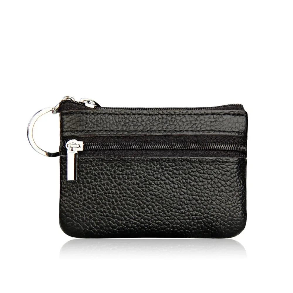 Mini PU Leather Coin & Card Holder Wallet – Luxury Pocket Change Purse Pouch for Men & Women 💼✨