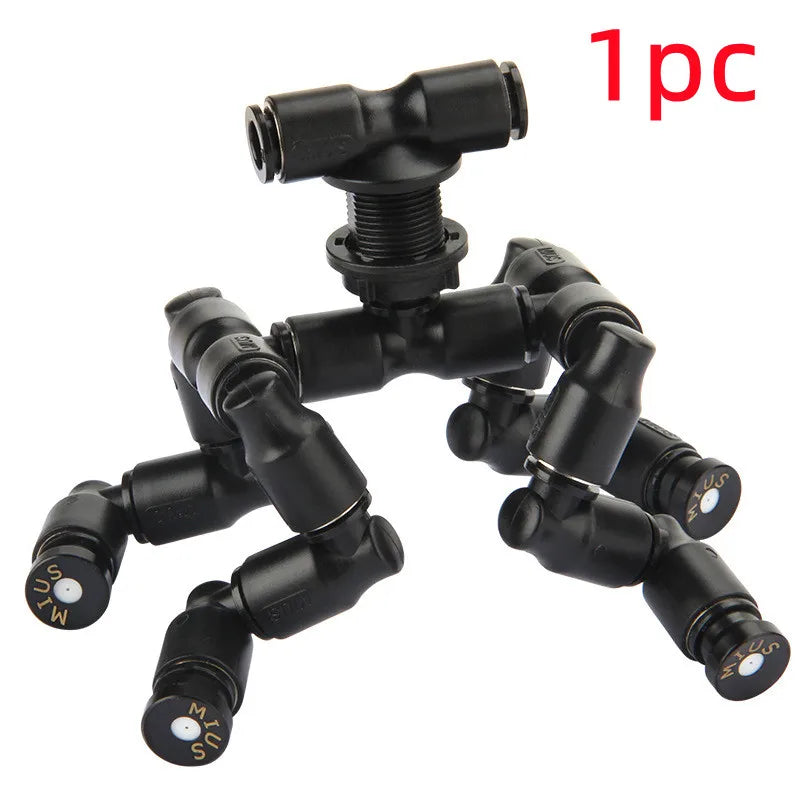 Intelligent Spray System for Reptiles – Mist Rainforest Tank Kit with Electronic Timer, Fogger & Humidifier for Terrariums