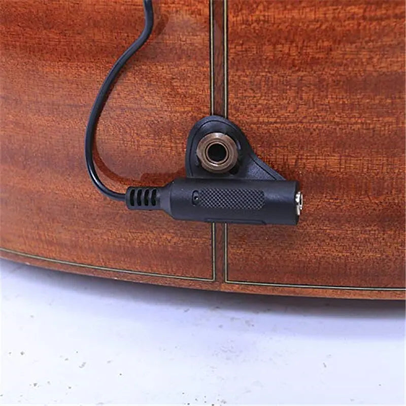 Contact Microphone Piezo Pickup - Acoustic Guitar, Cello, Banjo, Ukulele, Mandolin, Violin Mic Pickup