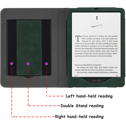 2024 All-New Kindle Paperwhite 12th Gen 7" Case - Signature Edition Cover with Auto Sleep/Wake, Double Hand Strap and Stand