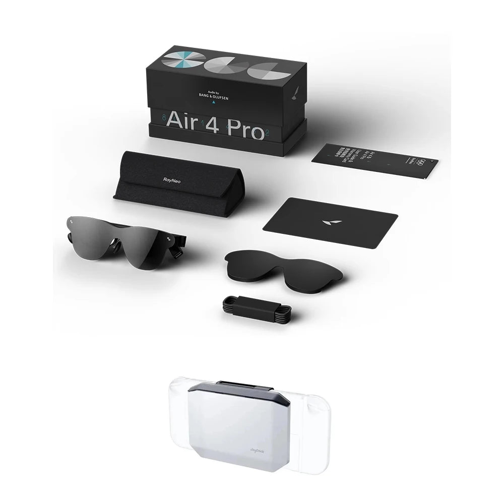 Rayneo Air 4 / 4 Pro AR Glasses 4K HDR10 135" Virtual Screen XR Head-Mounted Display Bluetooth DP Compatible Smart Glasses