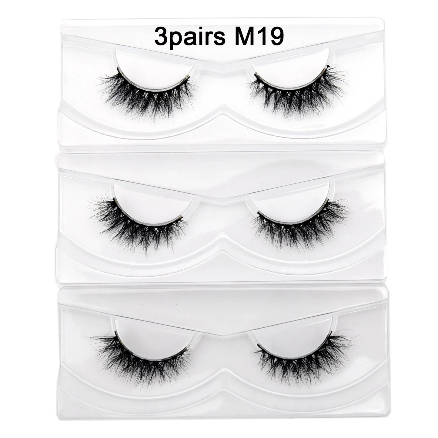 Visofree 13mm 3D Mink Eyelashes – Natural Long Handmade Cruelty-Free False Lashes for Makeup G04