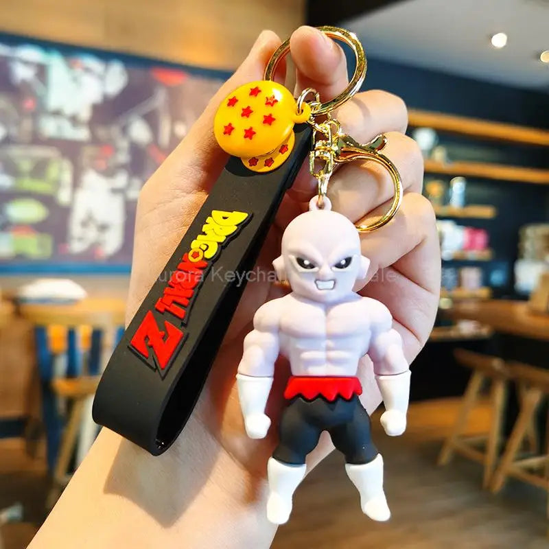 Dragon Ball Z Keychain – Super Saiyan Goku, Bulma, Broly, Piccolo & Majin Buu Car Pendant Toy Gift for Kids