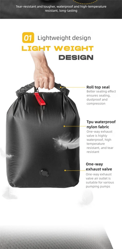 Vacuum Compression Storage Bag – Large Waterproof Luggage & Clothes Organizer for Travel