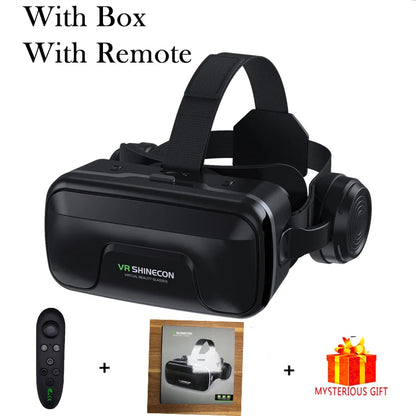 Shinecon 3D VR Glasses – Virtual Reality Headset with Controller for Smartphone Gaming