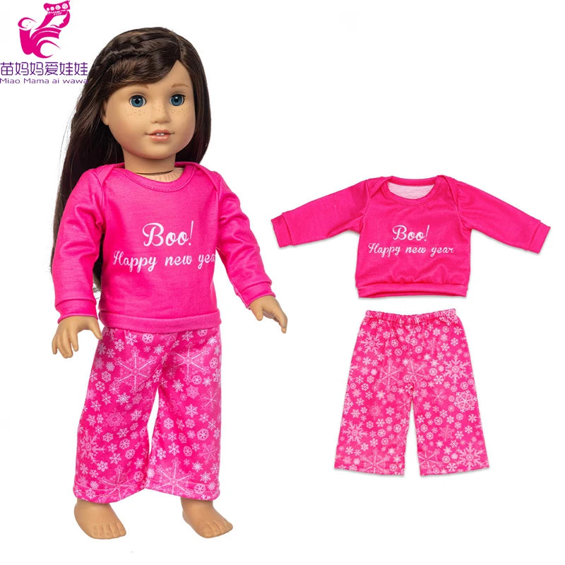 18-Inch Girl Doll Clothes – Pink Coat & Office Dress Outfit, Baby Girl Doll Gift Toy