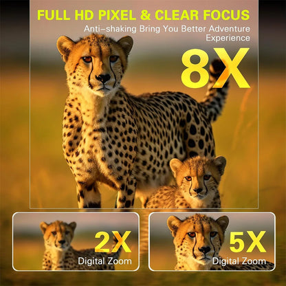 4K Digital Night Vision Goggles Binoculars | Rechargeable with 3.2" Screen & 8X Zoom for Hunting