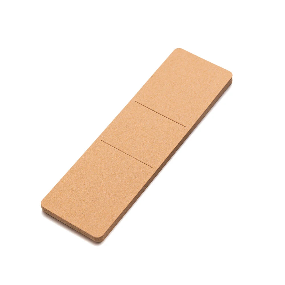 10/30/50 PCS Resin Bookmark Holder Kraft Sleeves — DIY Bookmark Display Cards & Small Business Packaging Supplies