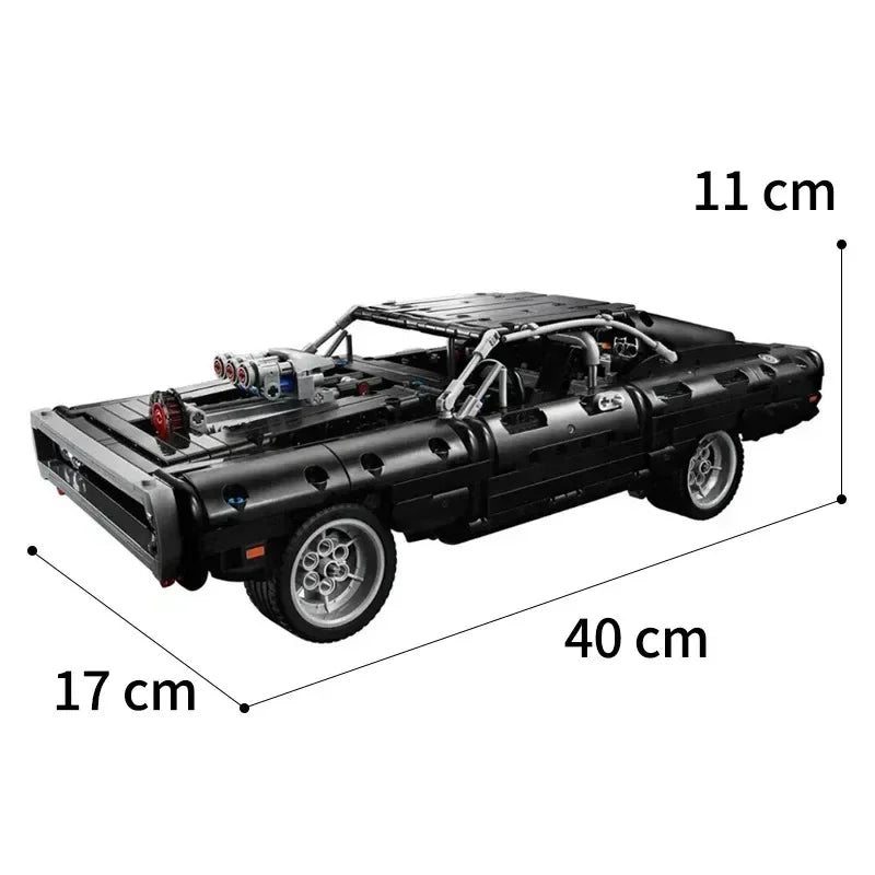 2024 New High Difficulty Racing Car Building Blocks – 1077PCS Model, Assemble Bricks for Kids Birthday & Christmas Gifts