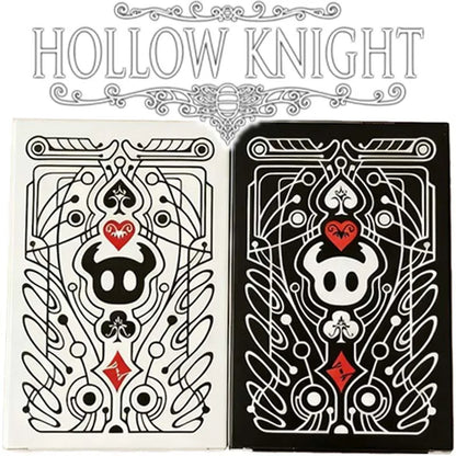 Hollow Knight Standard Poker Card Set — Black & White Playing Cards, Portable Creative Board Game Gift Collection